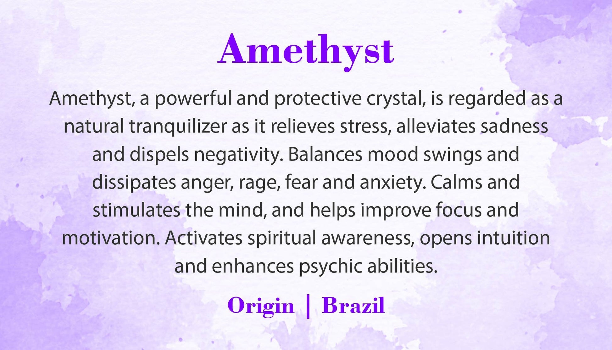 Amethyst Lamp | Crystal Lamp | Relax & Destress | | Purple Amethyst