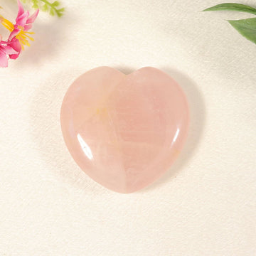Rose Quartz Heart, Valentine Gift for Her, Heart Chakra, For Love & Devotion