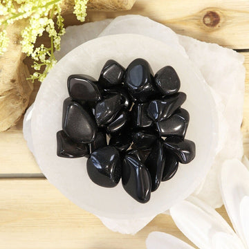 Wholesale Lot of Apache Tears Tumbled Stones, Natural Polished Gemstone, Jewelry, Gift for Him, DIY, Ethically Sourced