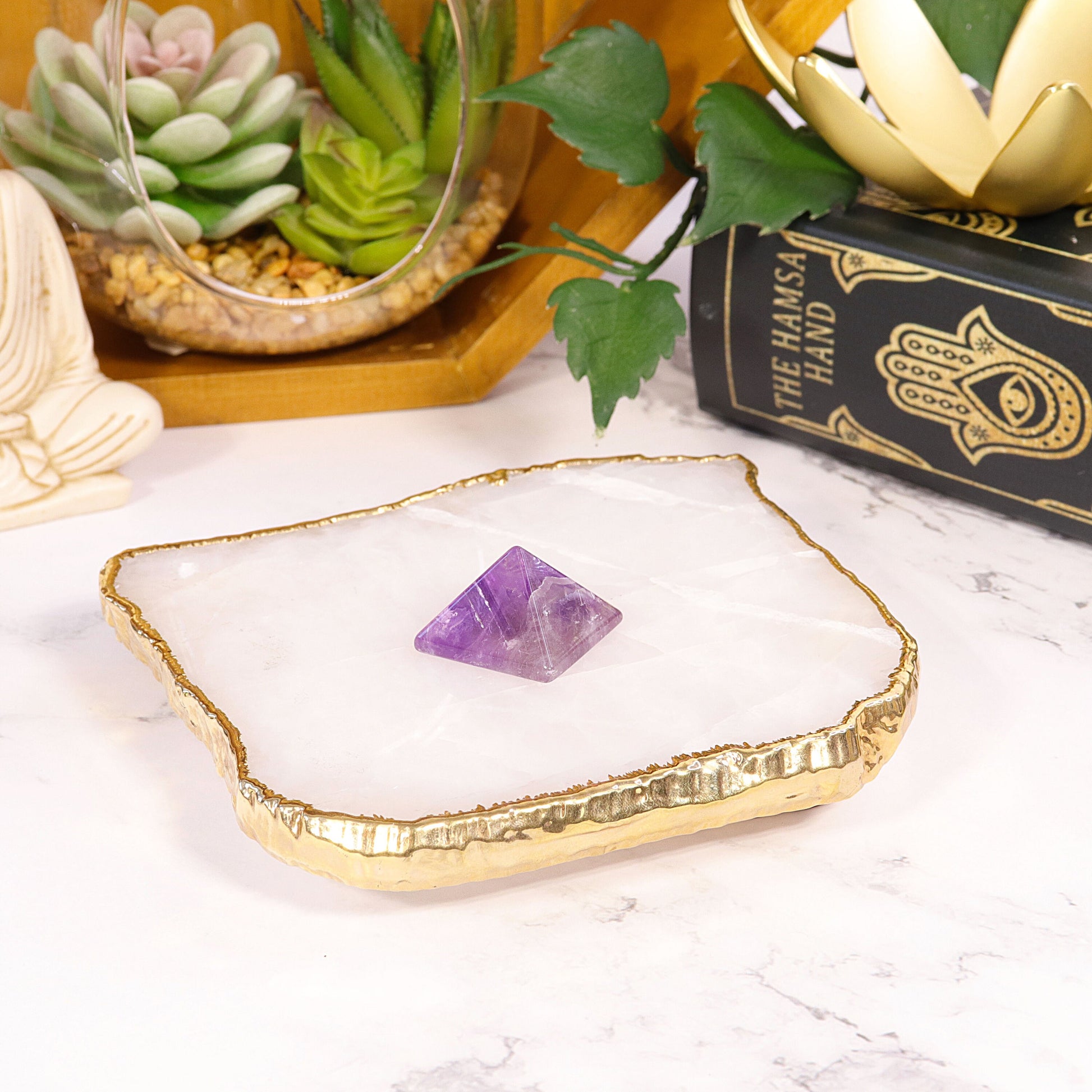Amethyst Mini Pyramid | Amethyst Crystal | Calming Purple Amethyst