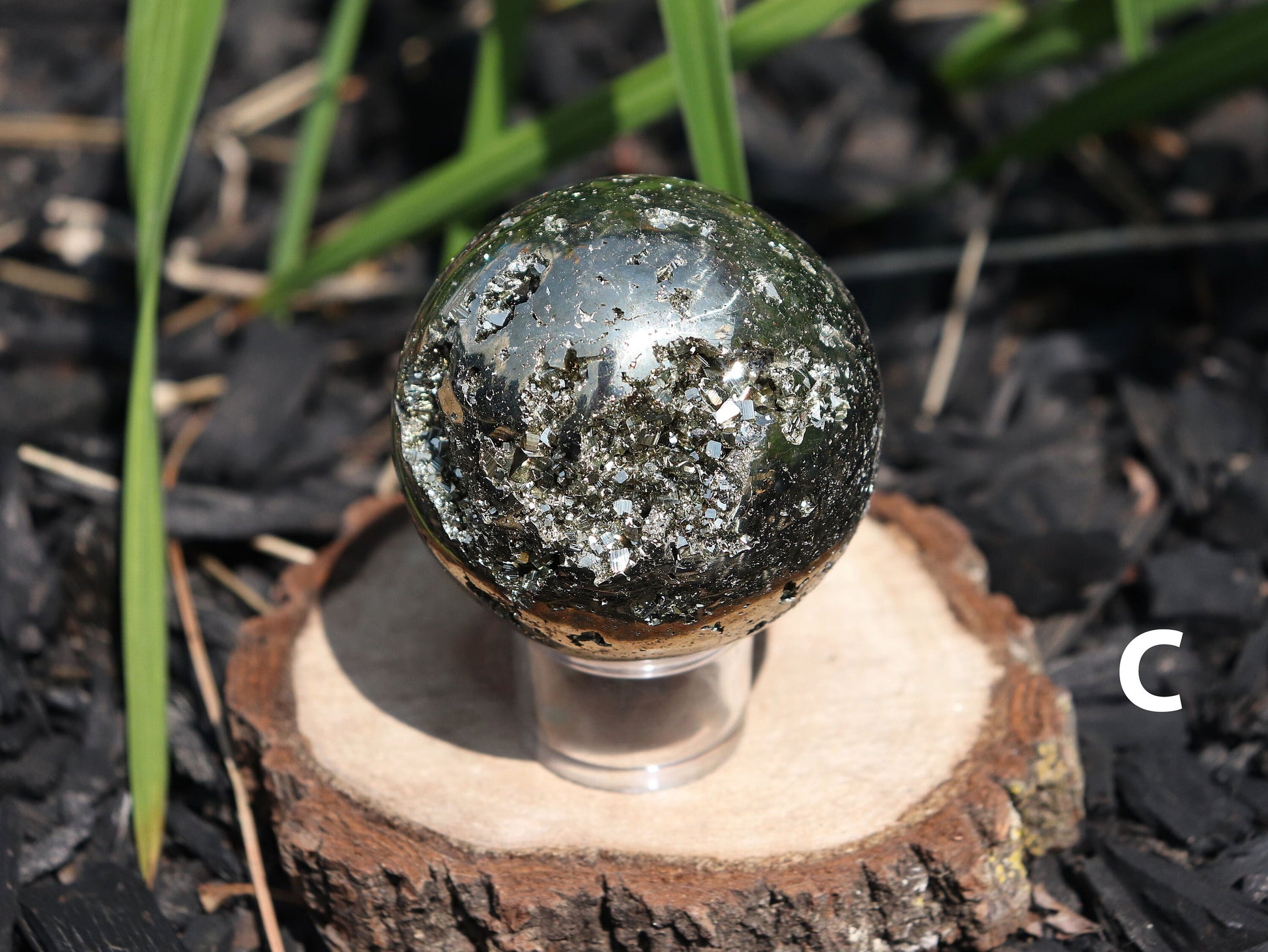 Pyrite Sphere, Choose your Crystal, Natural Pyrite Crystal Ball, Abundance Amplifier