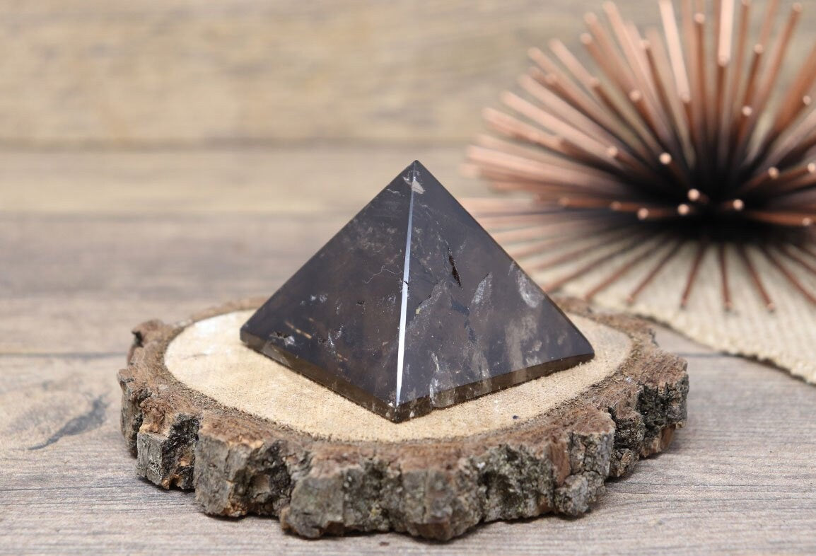 Smoky Quartz Pyramid | Natural Smoky Quartz Crystal