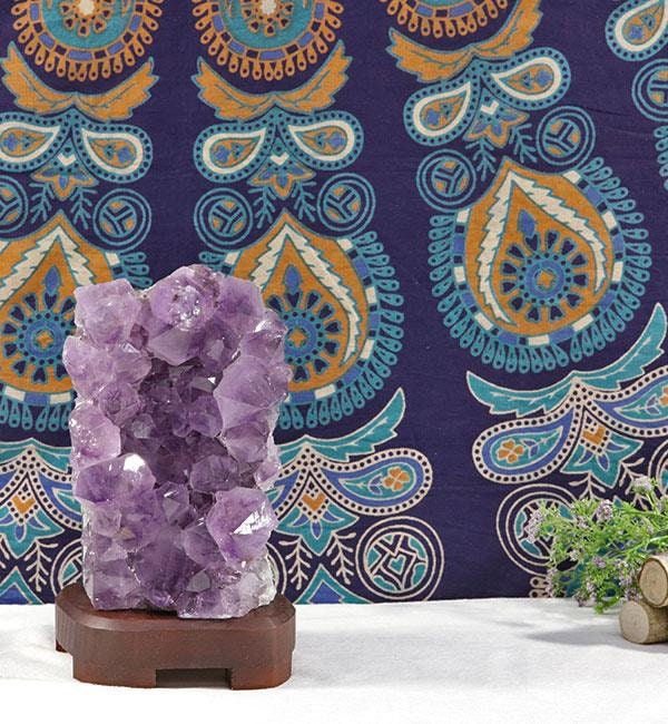 Amethyst Lamp, Crystal Lamp, Relax & Destress, Purple Amethyst