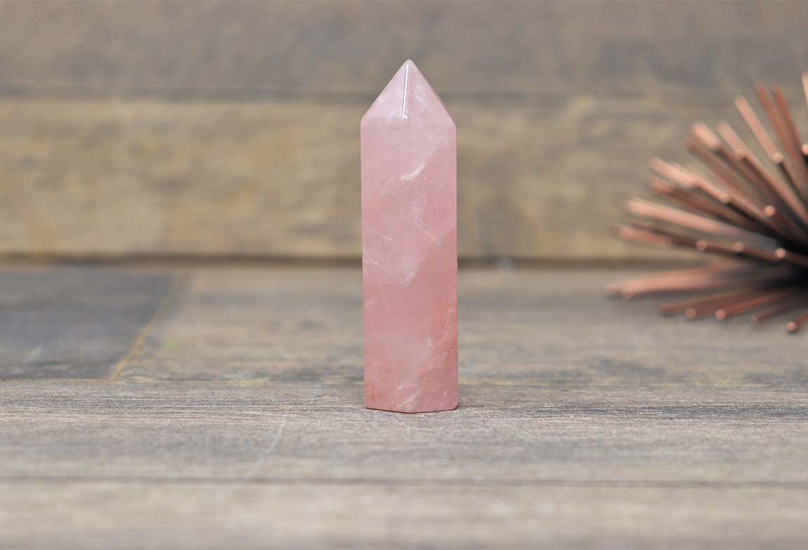 Rose Quartz Point | A Compassionate Crystal | Heart Chakra