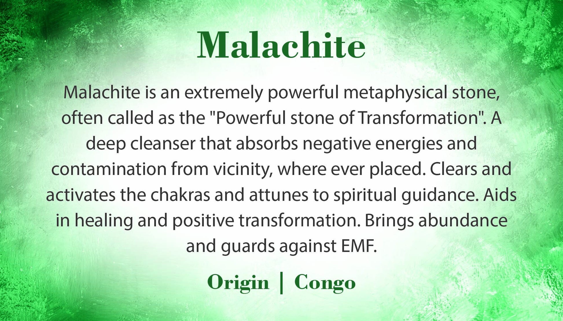 Malachite Tumble Stones, Natural Polished Gemstone, Jewelry, DIY, Ethically Sourced