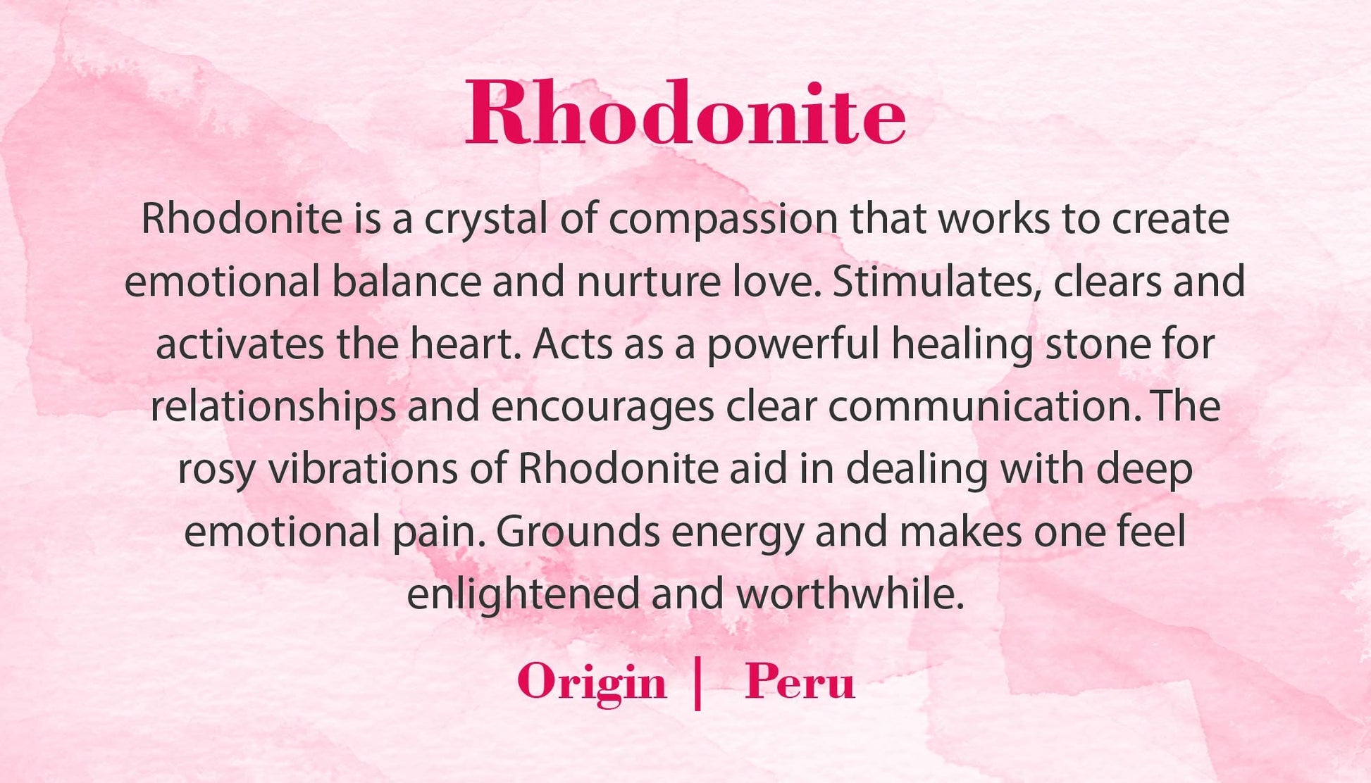 Rhodonite Polished Towers, Ethically Sourced, Heart Chakra, Pick your Own
