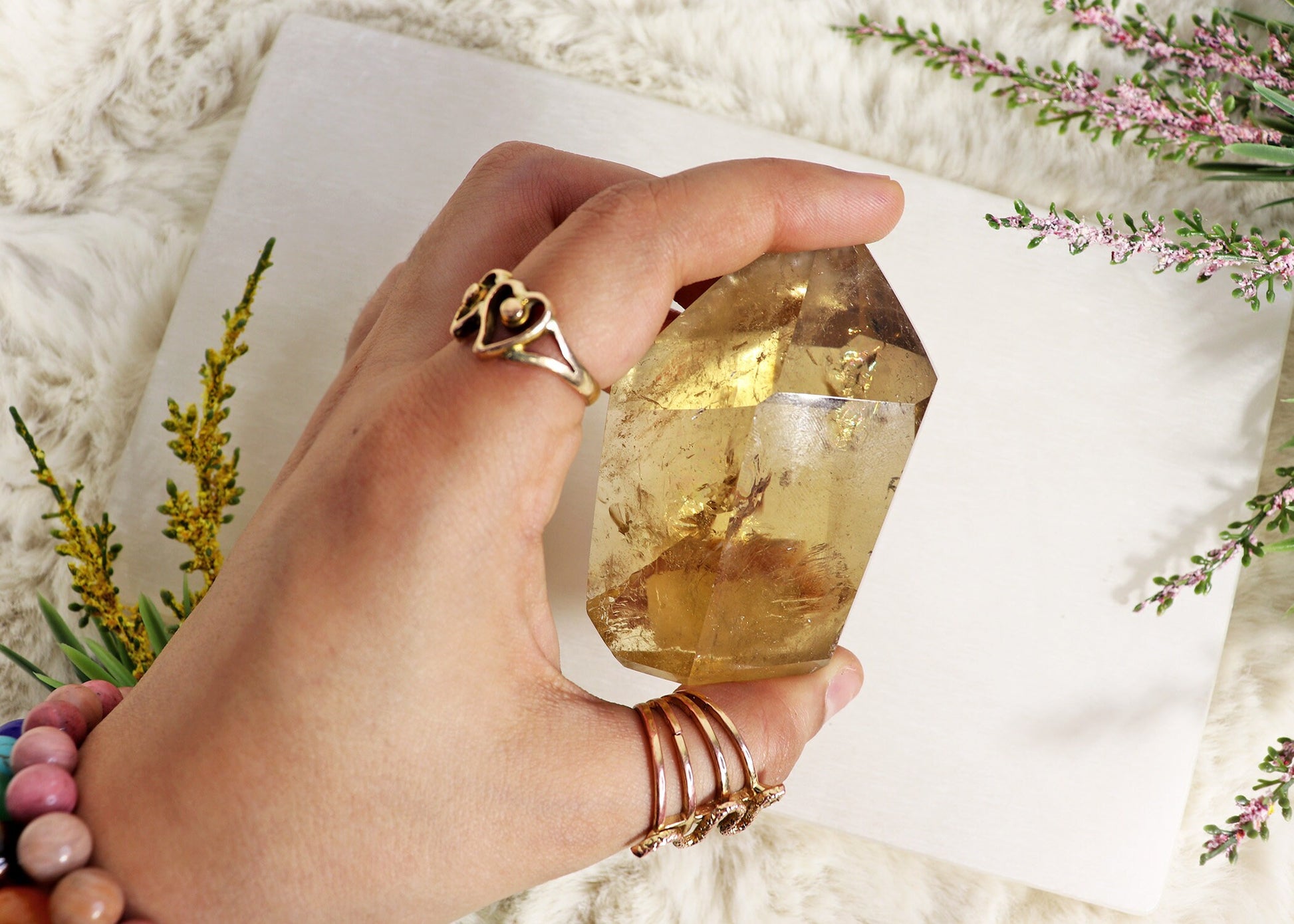 Natural Citrine Freeform from Brazil, 100% Natural Genuine Citrine for Real Crystal Collectors