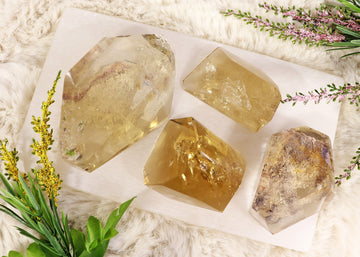 Natural Citrine Freeform from Brazil, 100% Natural Genuine Citrine for Real Crystal Collectors