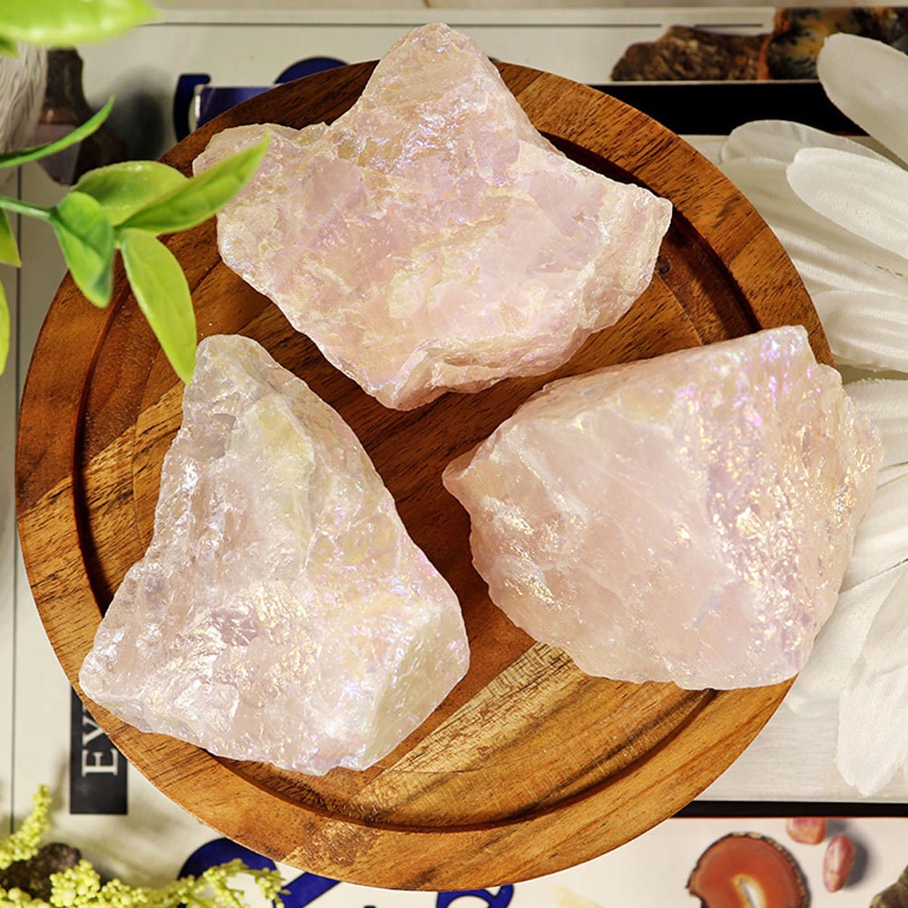 Aura Rose Quartz Specimen | Aura Rose Quartz