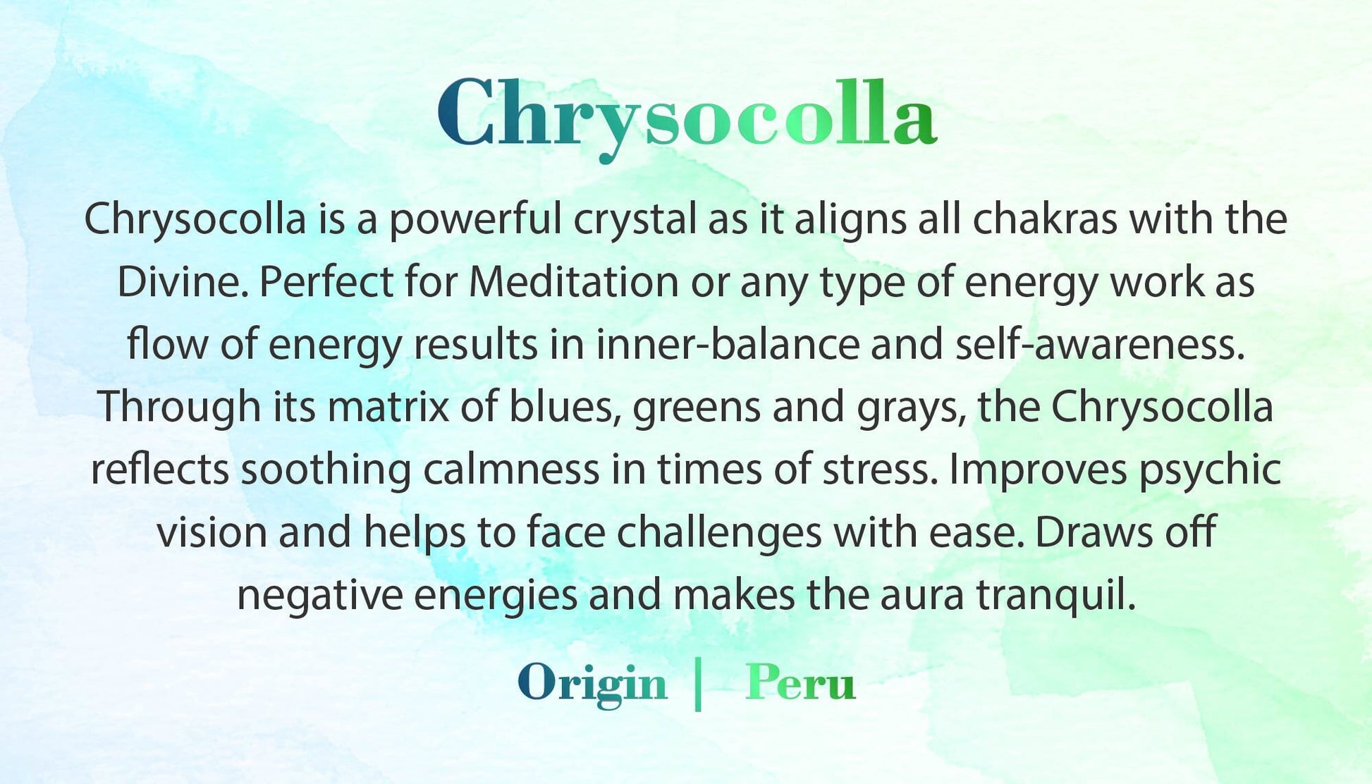 Chrysocolla Tumble Stones, Natural Polished Gemstone, Jewelry, DIY, Ethically Sourced