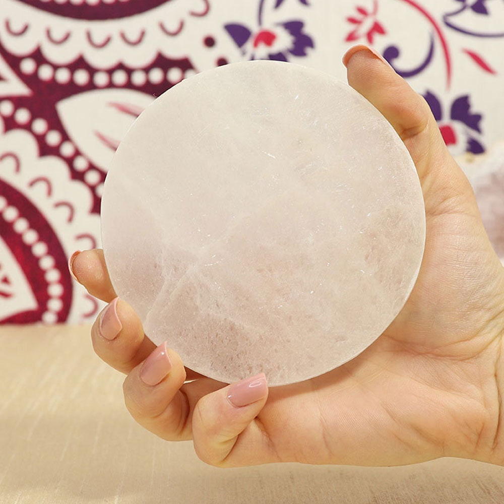 Selenite Charging Plate, Stick, Bar, Rectangle, Selenite Charging & Cleansing, Crown Chakra