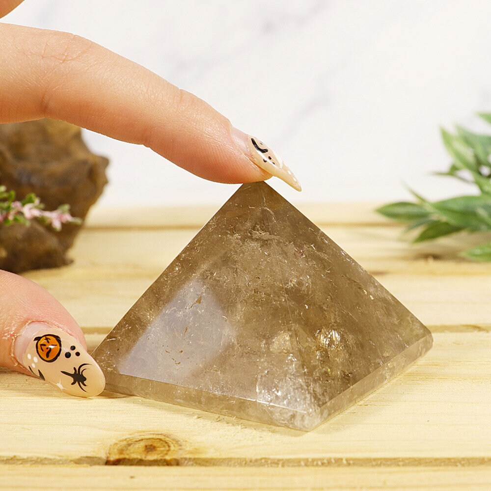 Smoky Quartz Pyramid | Natural Smoky Quartz Crystal