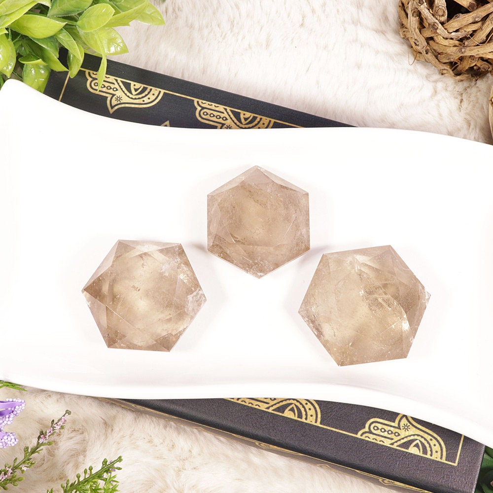 Smoky Quartz Star | Smoky Quartz Star of David