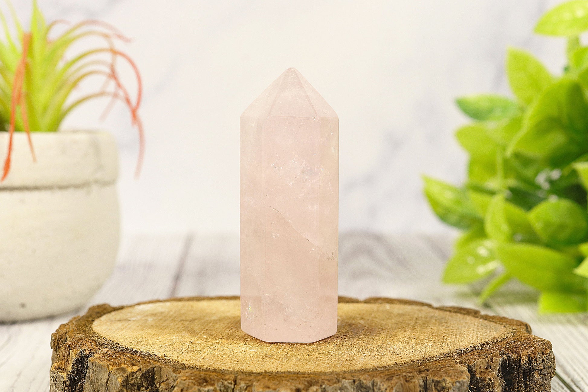 Rose Quartz Point | A Compassionate Crystal | Heart Chakra