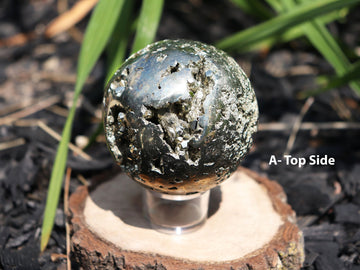 Pyrite Sphere, Choose your Crystal, Natural Pyrite Crystal Ball, Abundance Amplifier