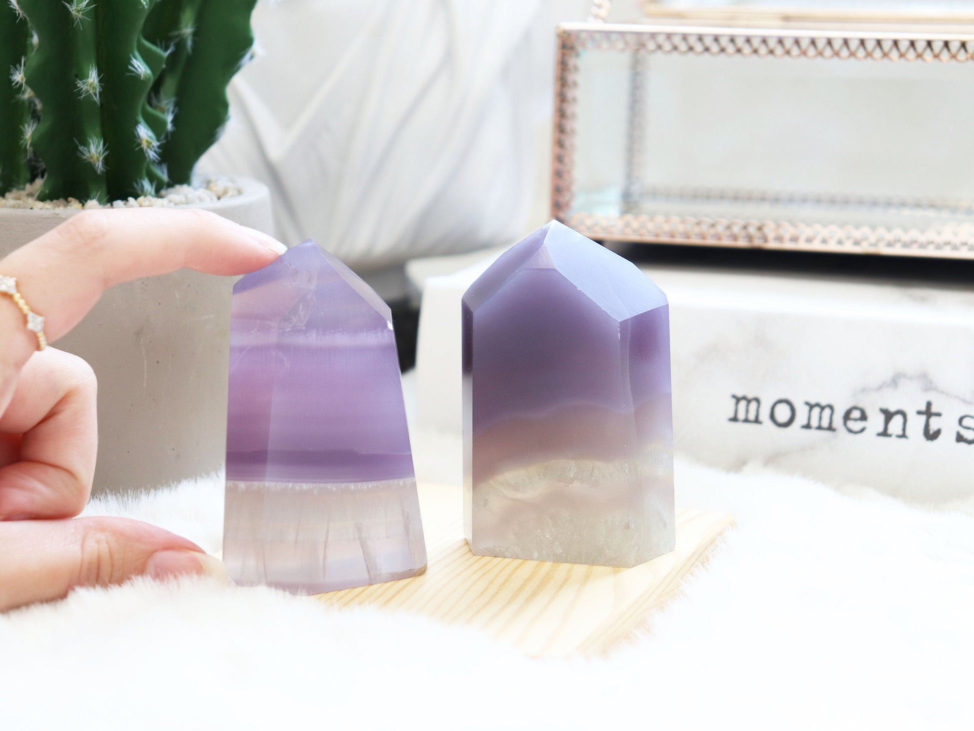 Super-Rare Fluorite from Brazil, Natural Polished Gemstone, Ethically Sourced