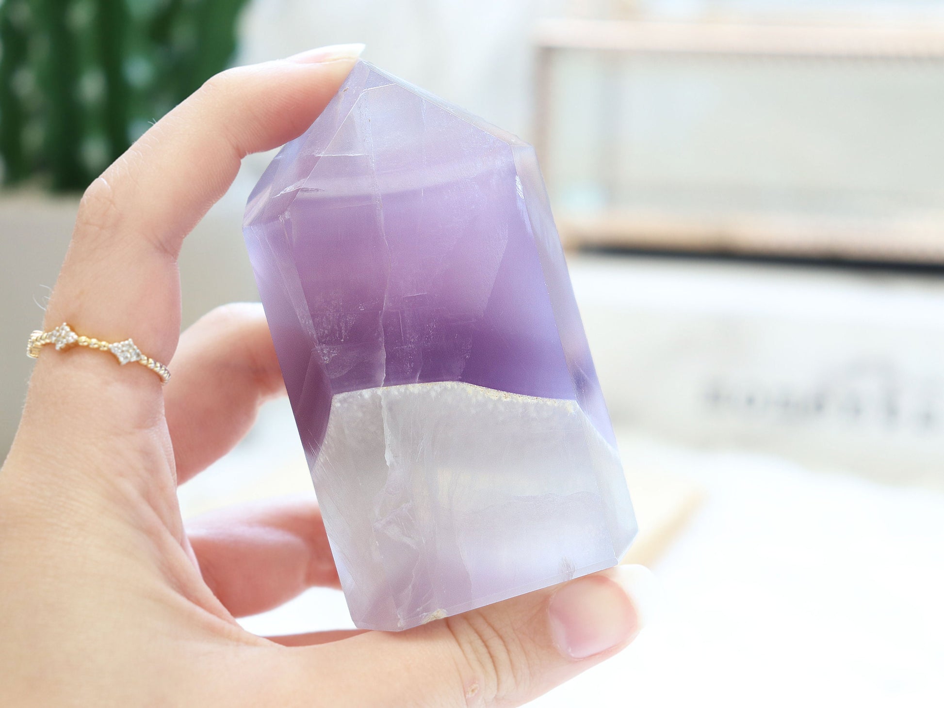 Super-Rare Fluorite from Brazil, Natural Polished Gemstone, Ethically Sourced