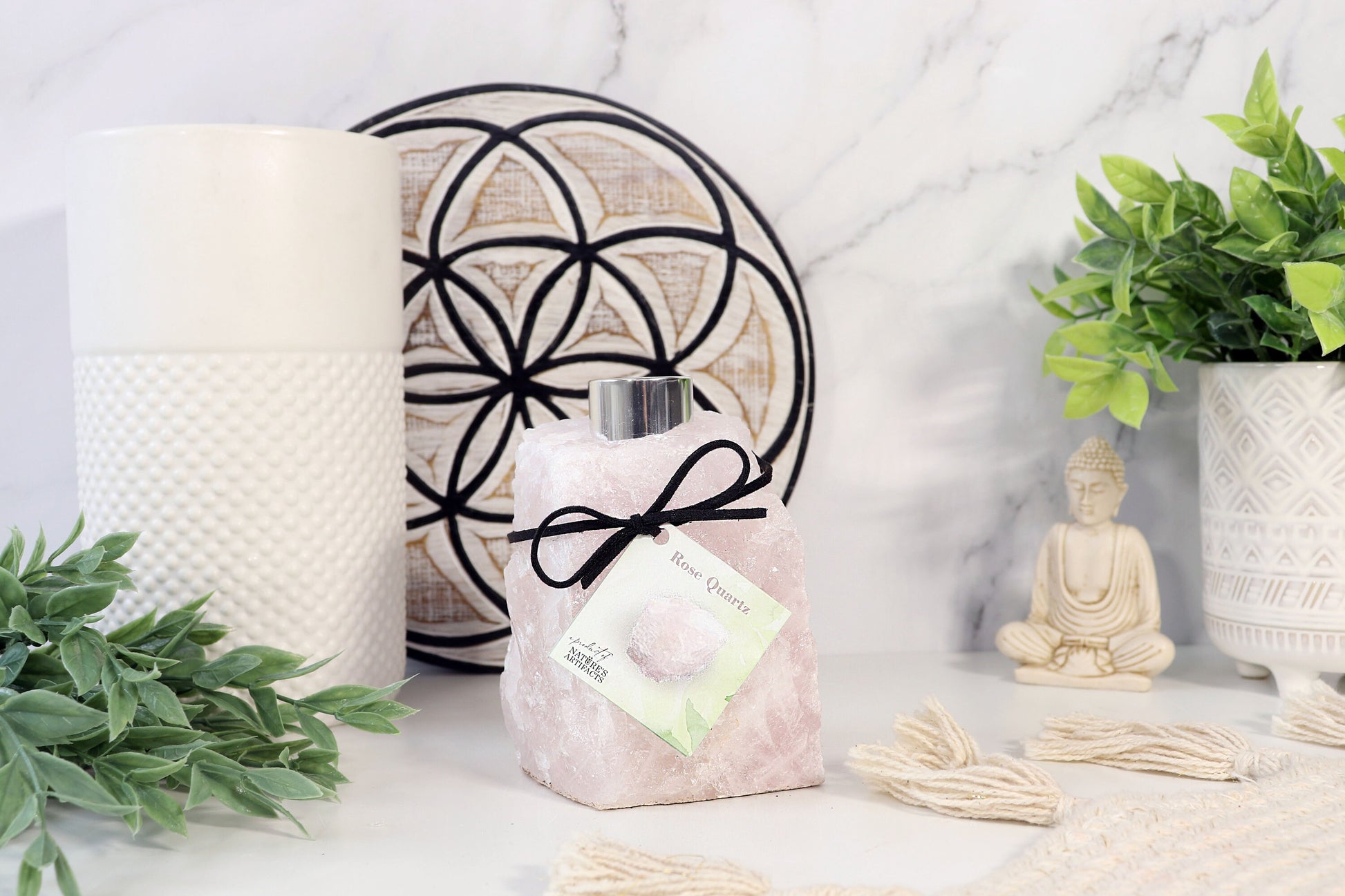 Rose Quartz Diffuser, Perfect Present, Self Love Stone, Heartfelt Gift, Ethically Sourced