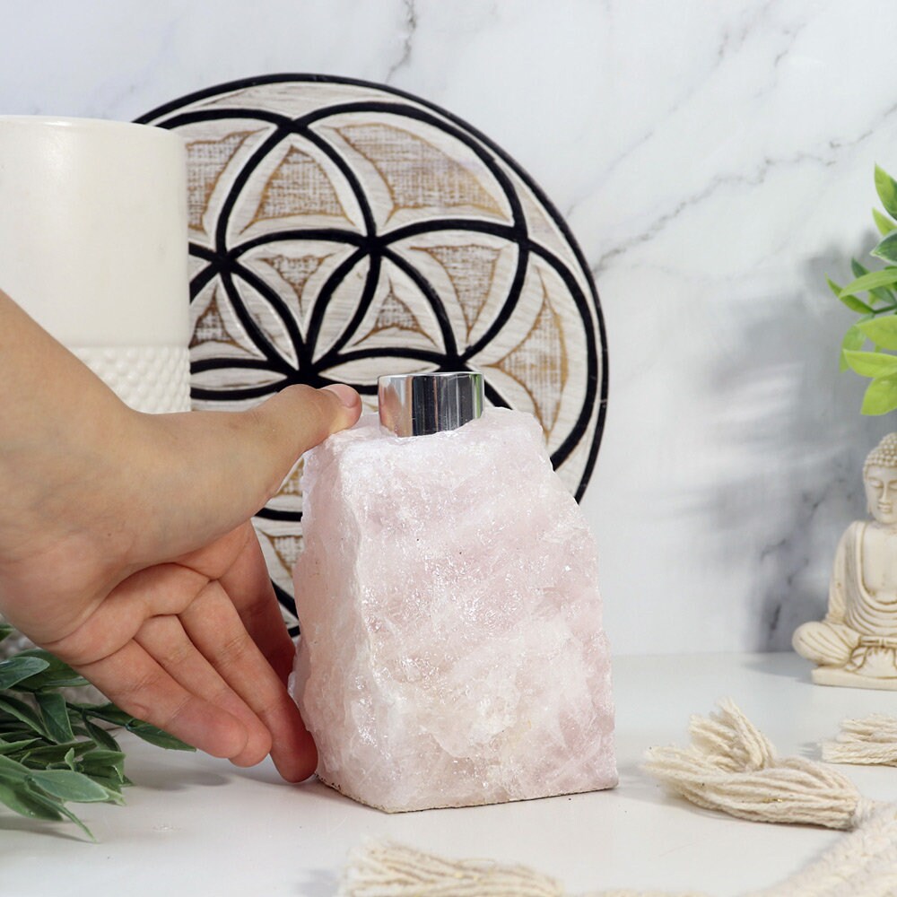 Rose Quartz Diffuser, Perfect Present, Self Love Stone, Heartfelt Gift, Ethically Sourced