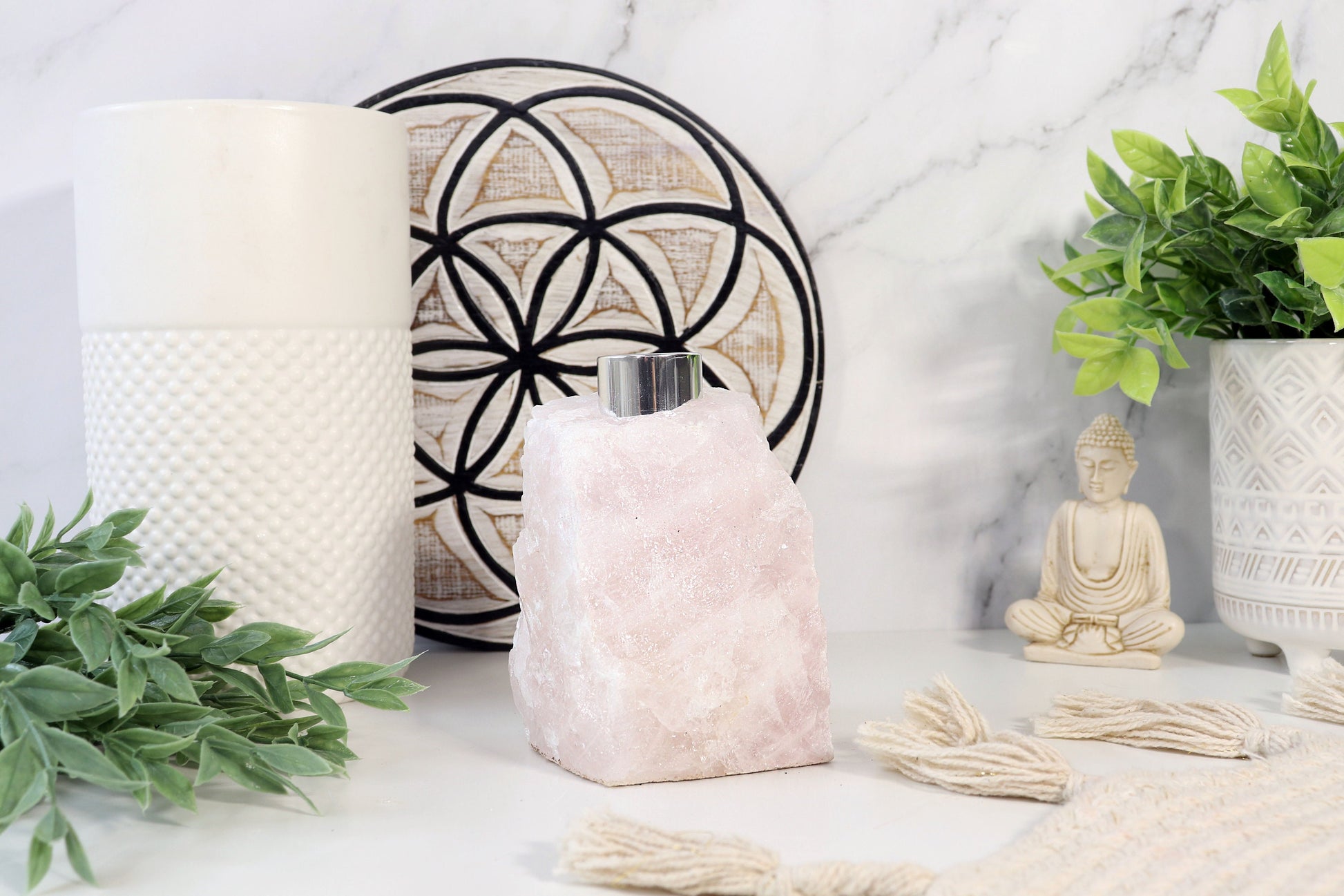 Rose Quartz Diffuser, Perfect Present, Self Love Stone, Heartfelt Gift, Ethically Sourced