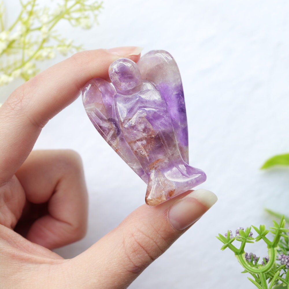 Amethyst Angel | Amethyst Guardian Angel | Calming Crystal | Amethyst | Amethyst Crystal