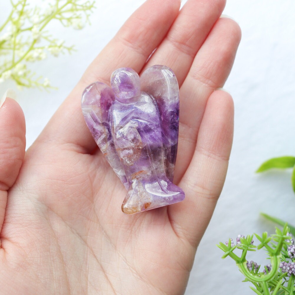 Amethyst Angel | Amethyst Guardian Angel | Calming Crystal | Amethyst | Amethyst Crystal