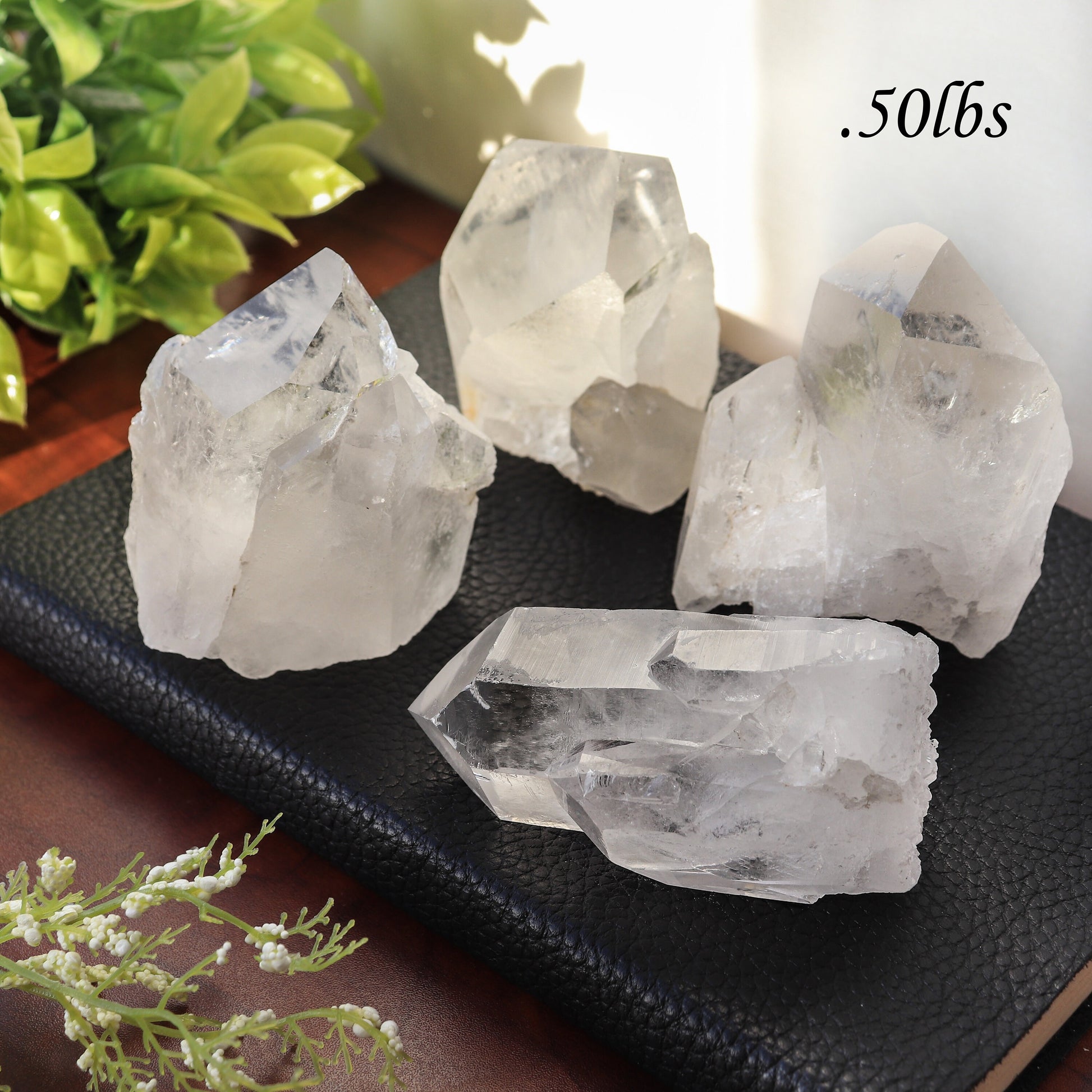 Clear Quartz Natural Clusters & Points, A Master Healer, Pick your Size