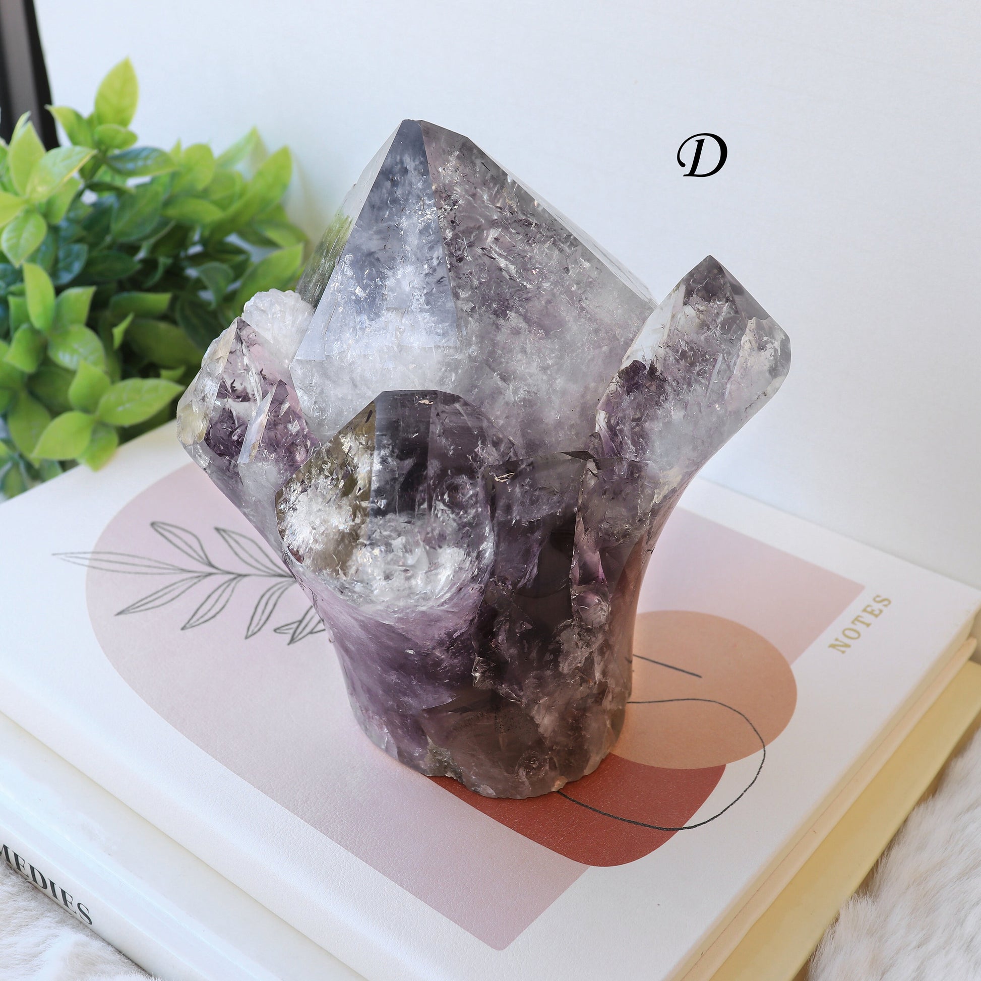 Extra Large Amethyst Bouquet, Perfect gift for Her, Crystal Cupcake Mothers Day, Anxiety Relief - PICK YOUR OWN