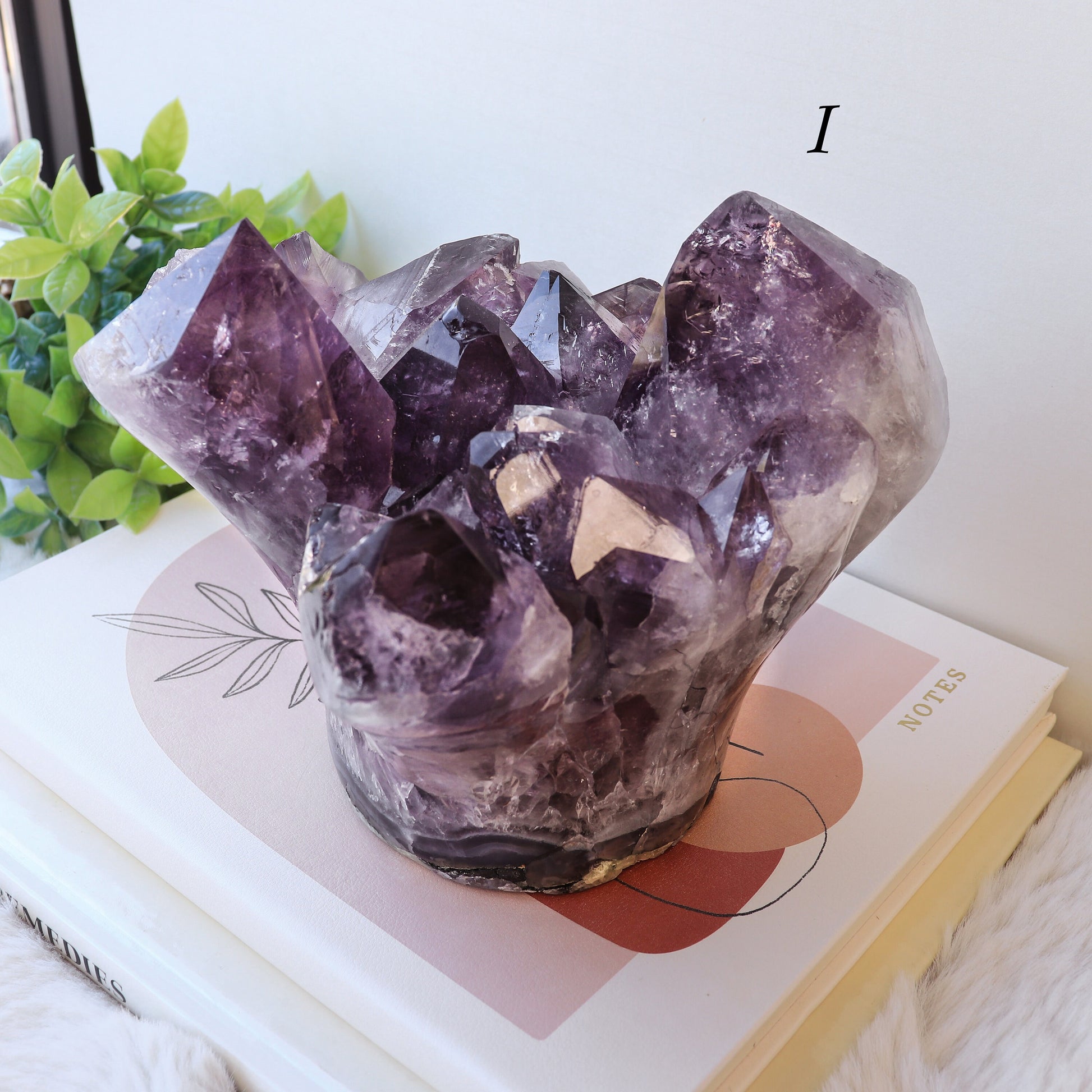 Extra Large Amethyst Bouquet, Perfect gift for Her, Crystal Cupcake Mothers Day, Anxiety Relief - PICK YOUR OWN