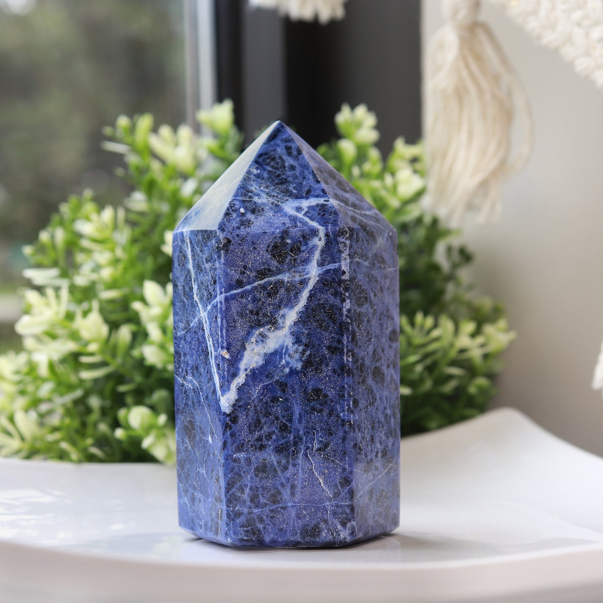 Sodalite Tower, Throat Chakra