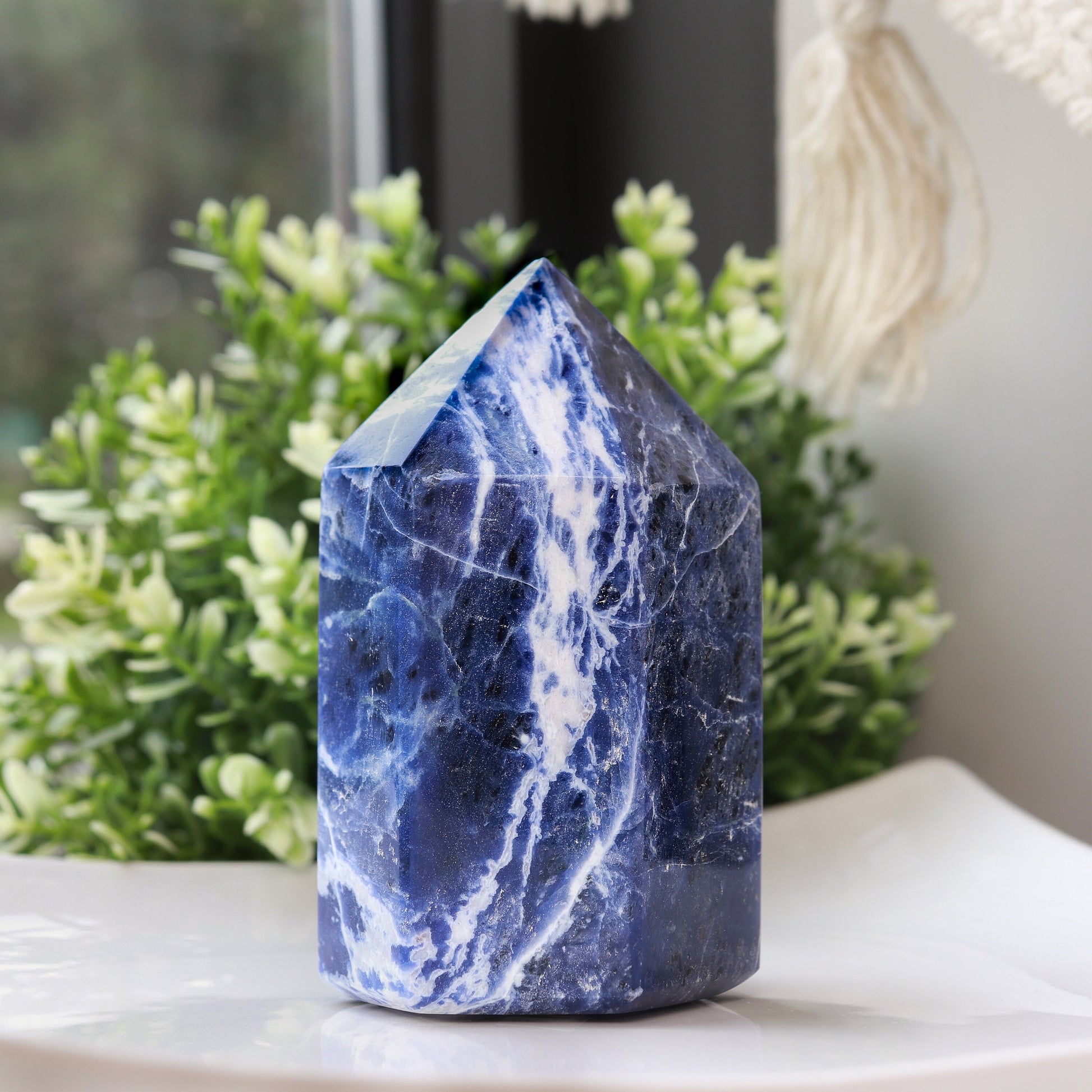 Sodalite Tower, Throat Chakra