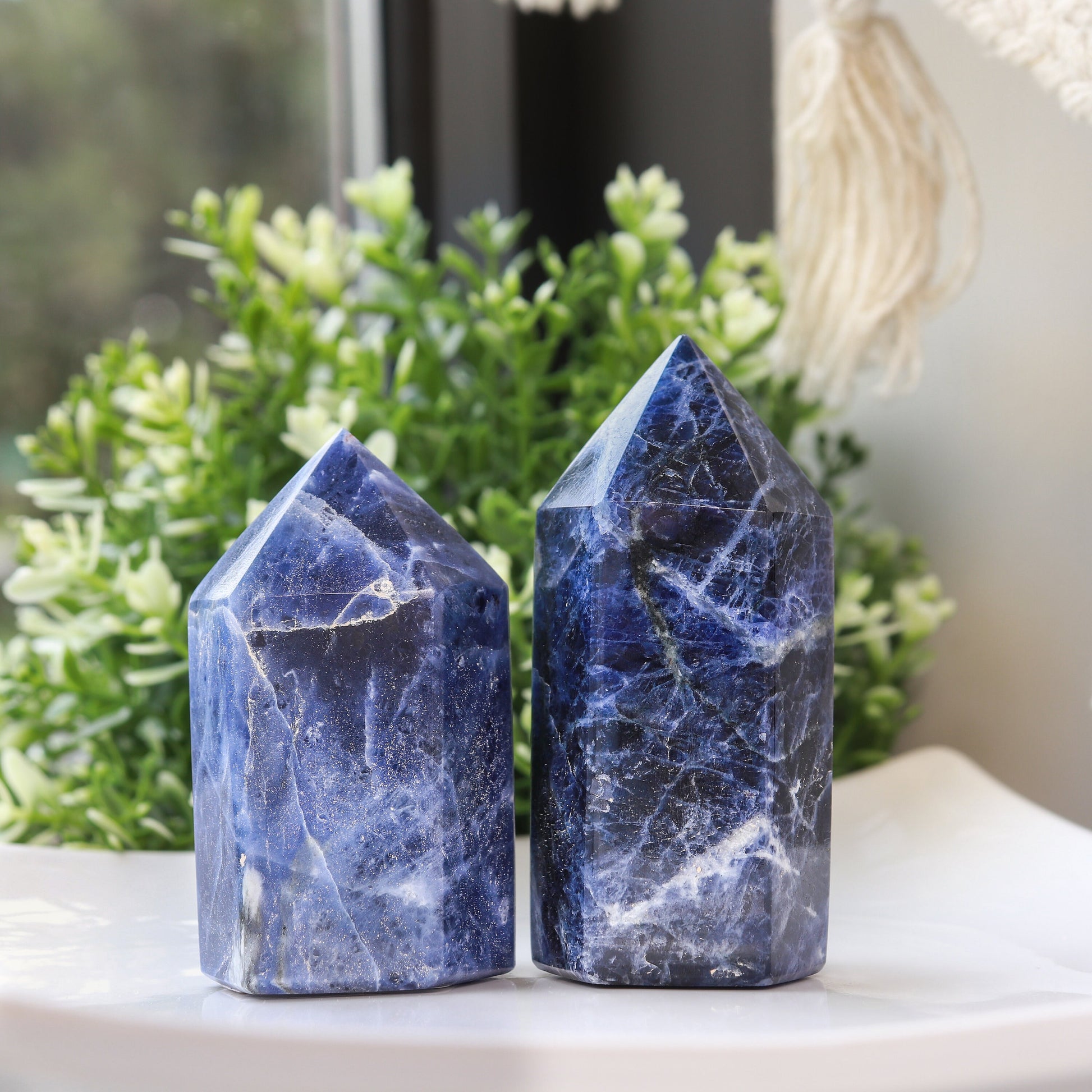 Sodalite Tower, Throat Chakra