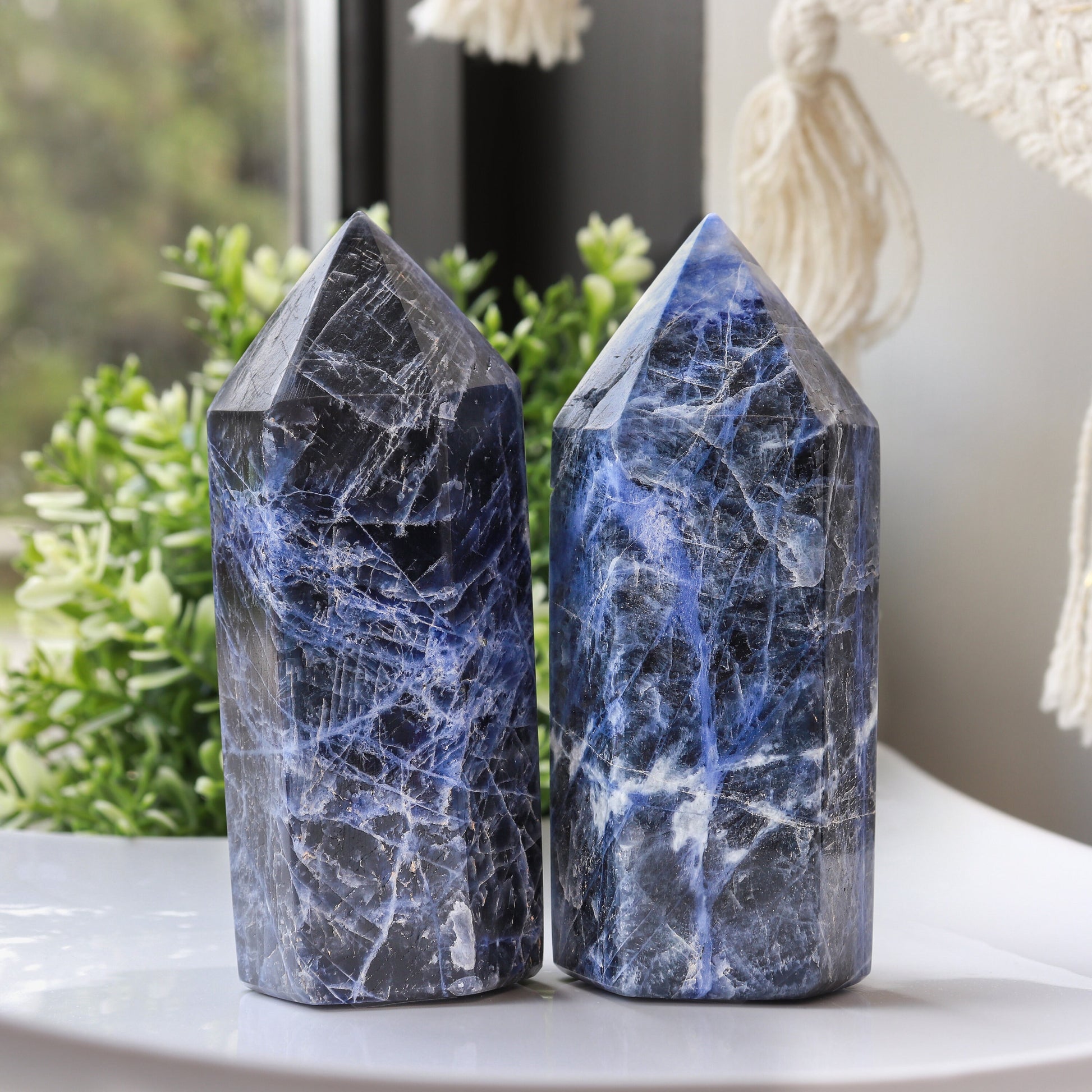 Sodalite Tower, Throat Chakra