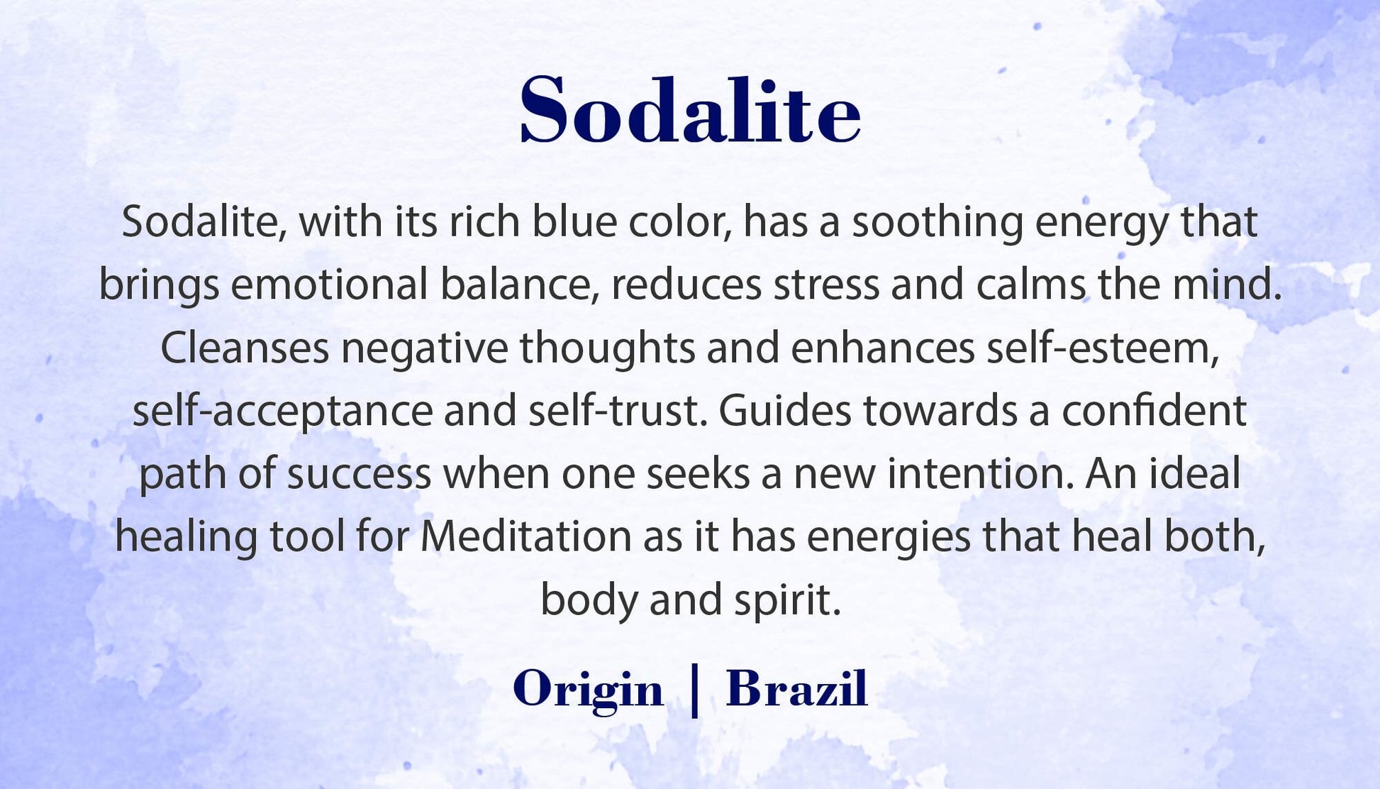 Sodalite Tower, Throat Chakra