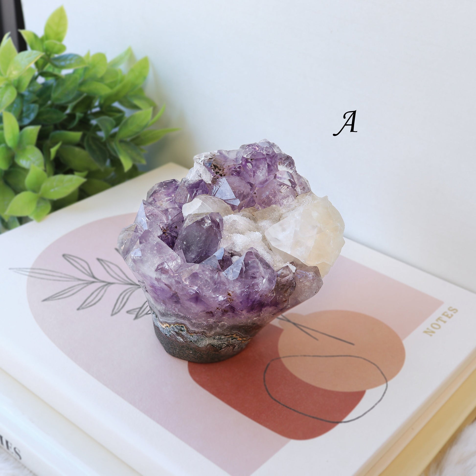 Extra Large Amethyst Bouquet, Perfect gift for Her, Crystal Cupcake Mothers Day, Anxiety Relief - PICK YOUR OWN