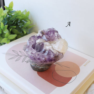 Extra Large Amethyst Bouquet, Perfect gift for Her, Crystal Cupcake Mothers Day, Anxiety Relief - PICK YOUR OWN