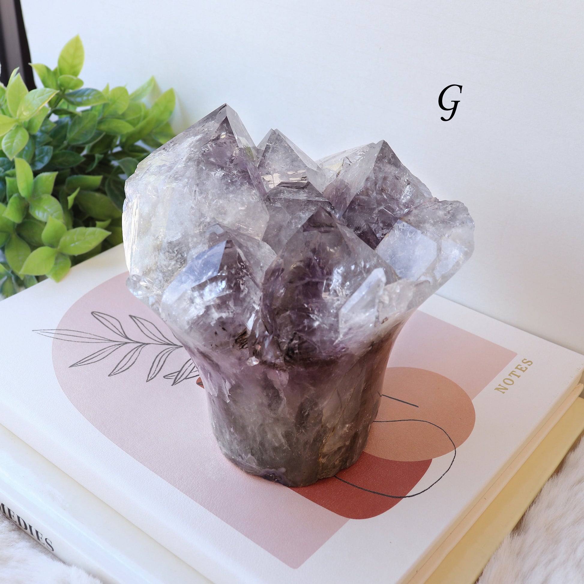 Extra Large Amethyst Bouquet, Perfect gift for Her, Crystal Cupcake Mothers Day, Anxiety Relief - PICK YOUR OWN