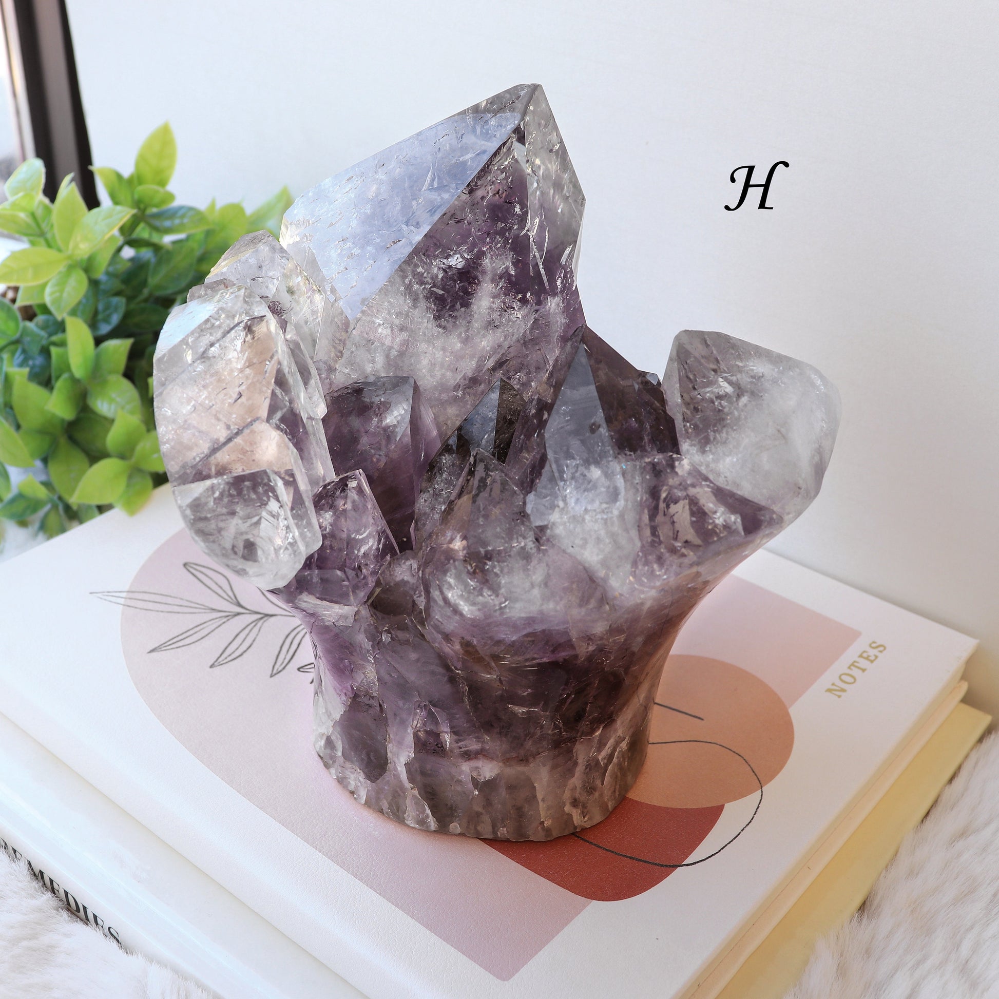 Extra Large Amethyst Bouquet, Perfect gift for Her, Crystal Cupcake Mothers Day, Anxiety Relief - PICK YOUR OWN