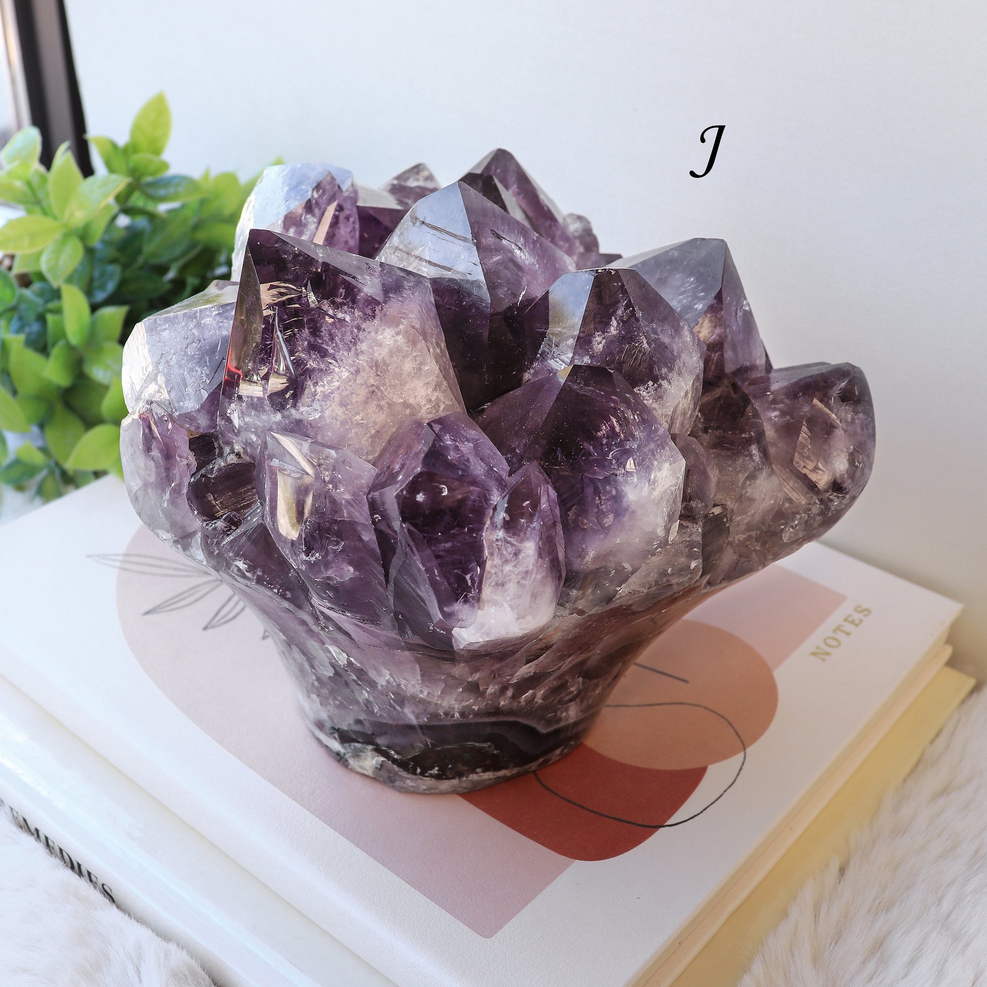 Extra Large Amethyst Bouquet, Perfect gift for Her, Crystal Cupcake Mothers Day, Anxiety Relief - PICK YOUR OWN