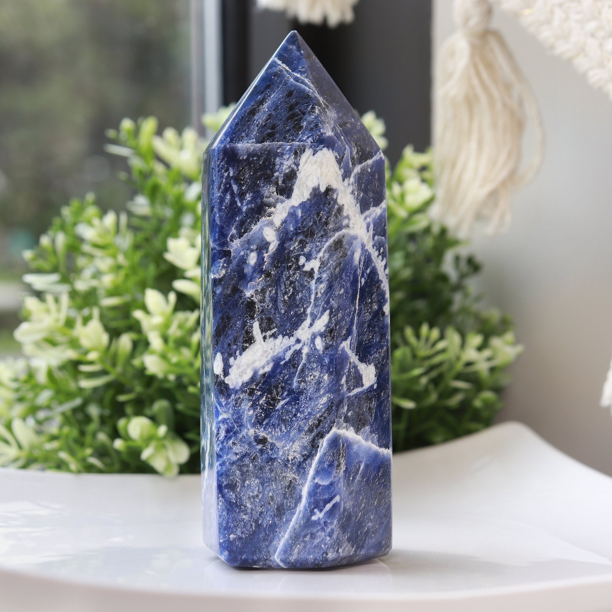 Sodalite Tower, Throat Chakra