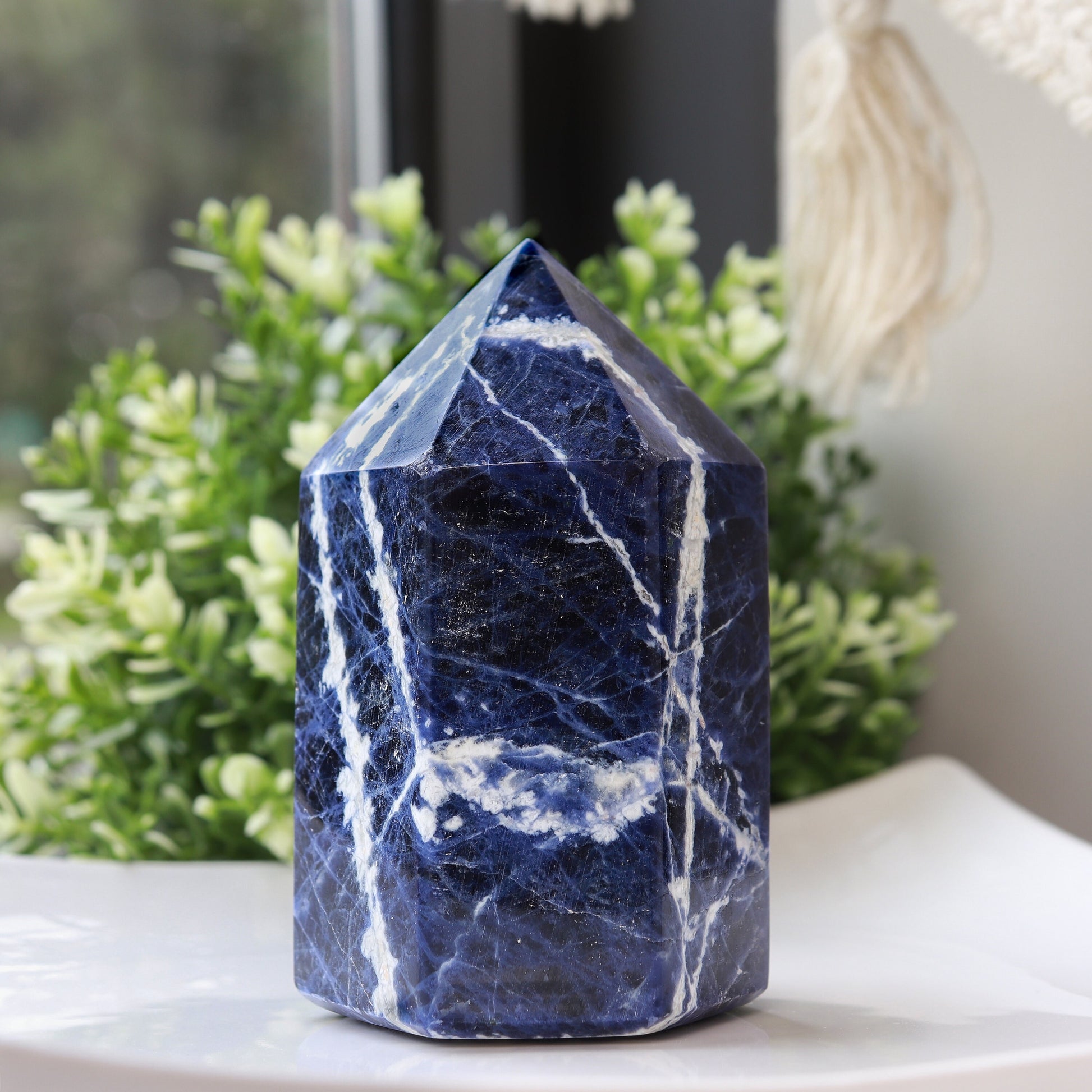 Sodalite Tower, Throat Chakra