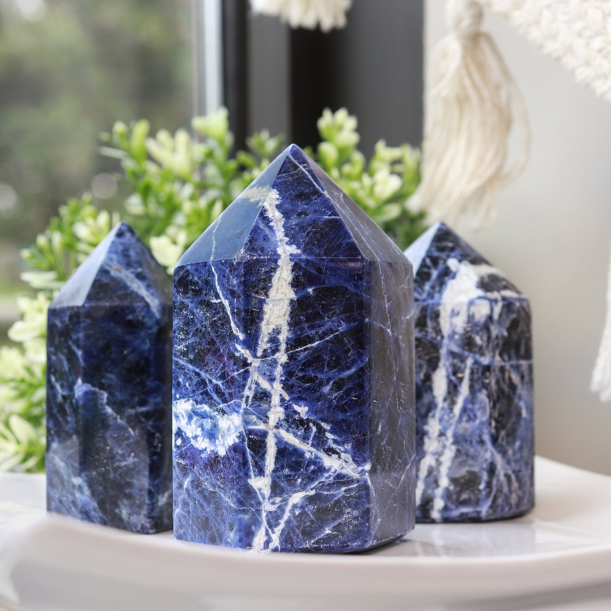 Sodalite Tower, Throat Chakra