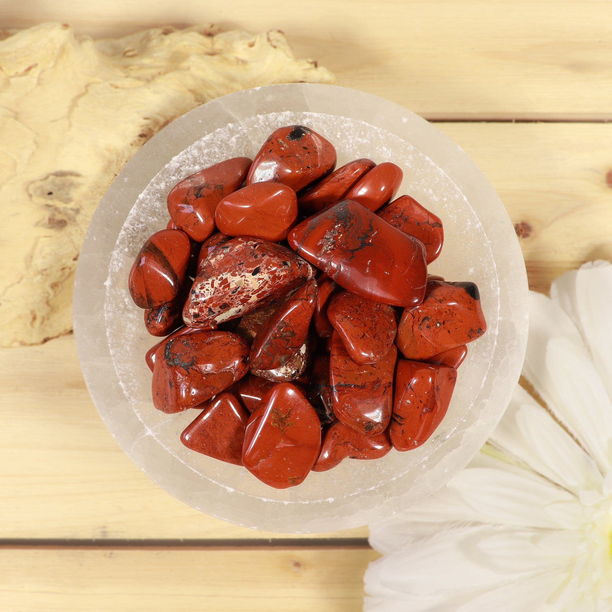 Wholesale Lot of Brecciated Jasper Tumbled Stones, Natural Polished Gemstone, Jewelry, DIY, Ethically Sourced