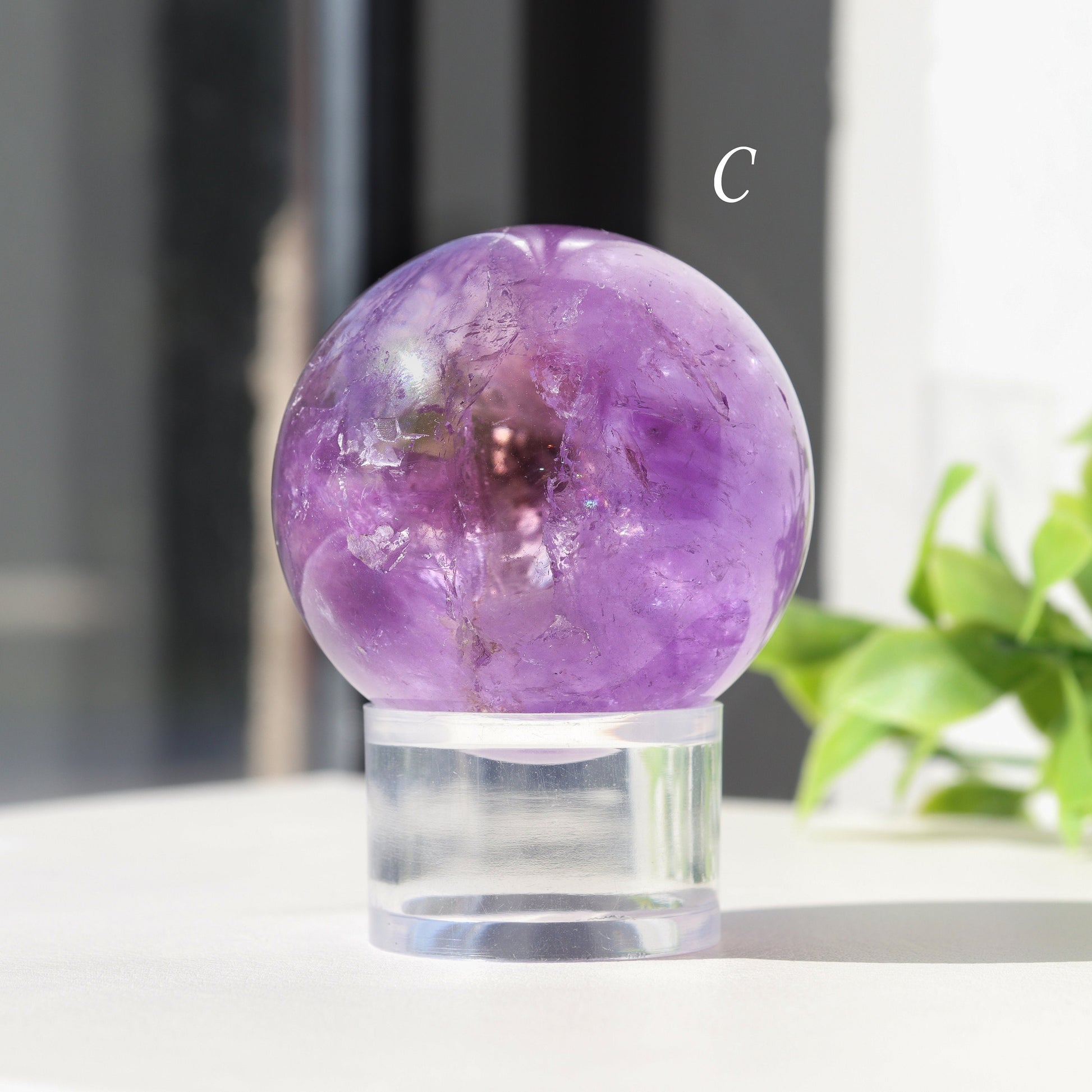 Ametrine Sphere, Abundance and Alleviating, Ethically Sourced, PICK YOUR OWN