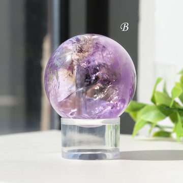 Ametrine Sphere, Abundance and Alleviating, Ethically Sourced, PICK YOUR OWN