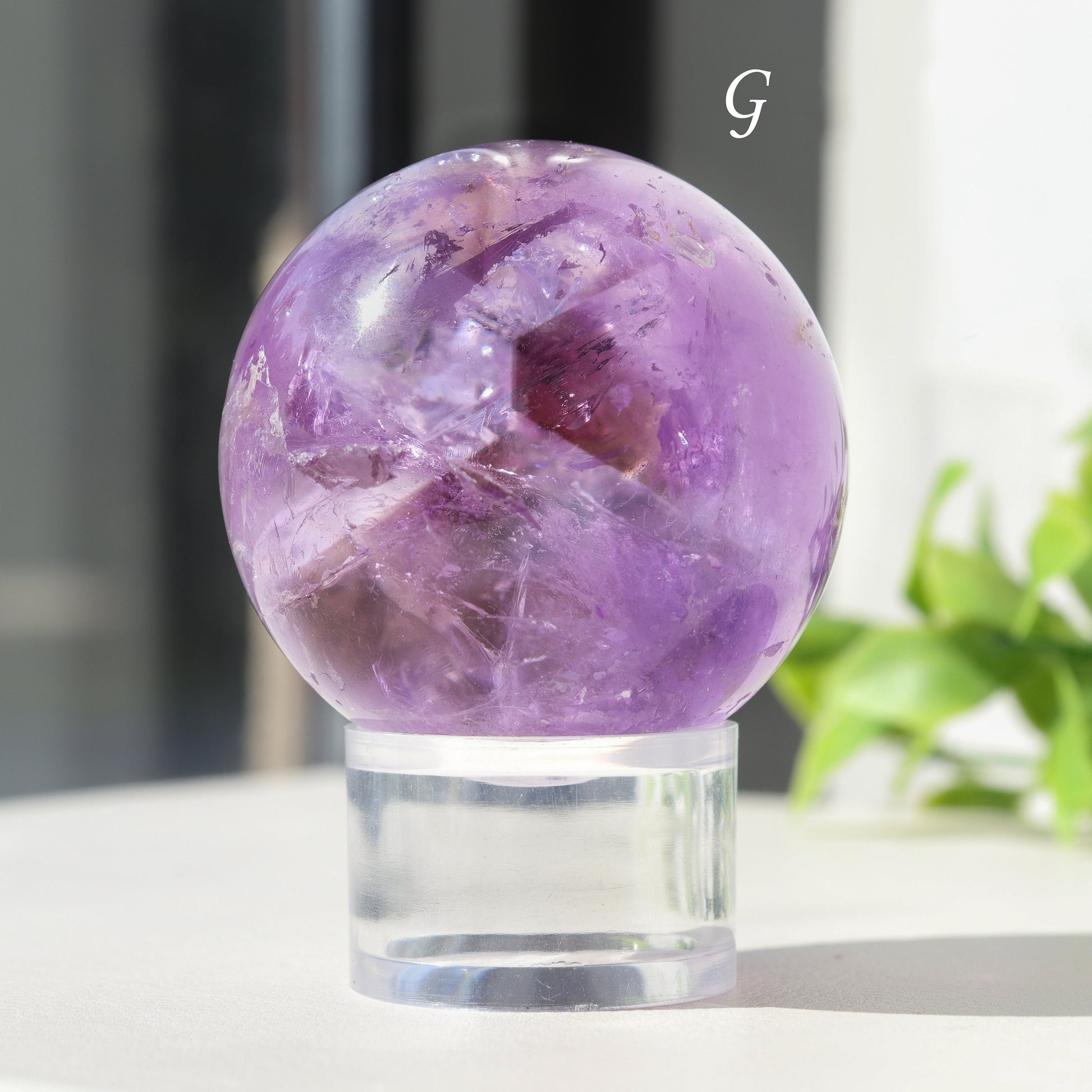Ametrine Sphere, Abundance and Alleviating, Ethically Sourced, PICK YOUR OWN