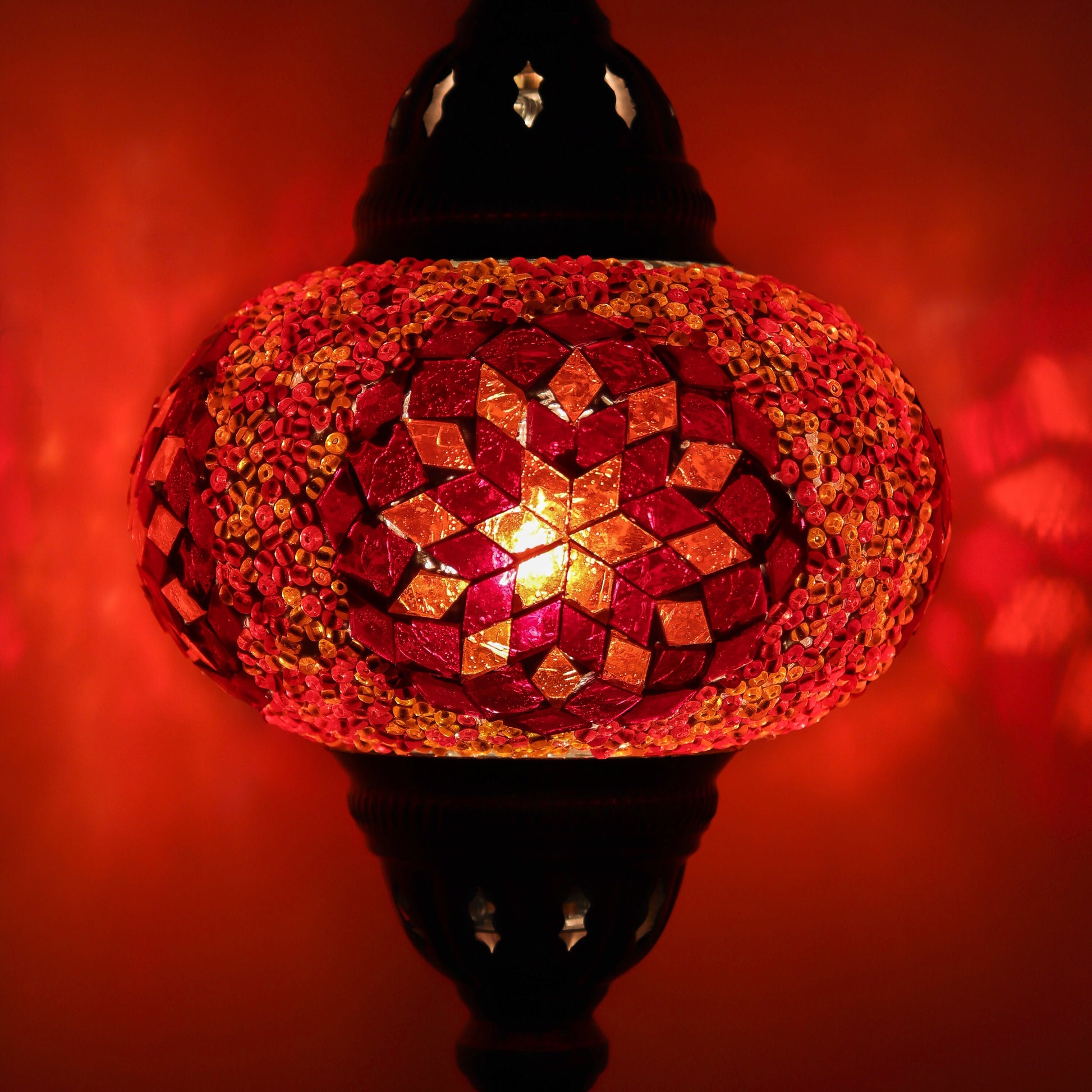 Hand Made Mosaic Glass Lamp from Turkey, Bohemian, Table Lamp, Boho, Shabby Chic Decor, Unique Mosaic Home Decor, Color Variations