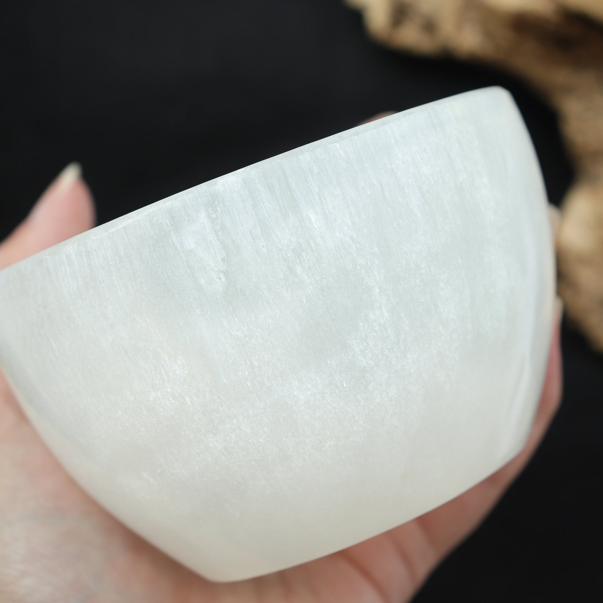 Selenite Bowl , Cleansing Bowl, Offering Bowl, Natural Selenite, Moroccan Selenite