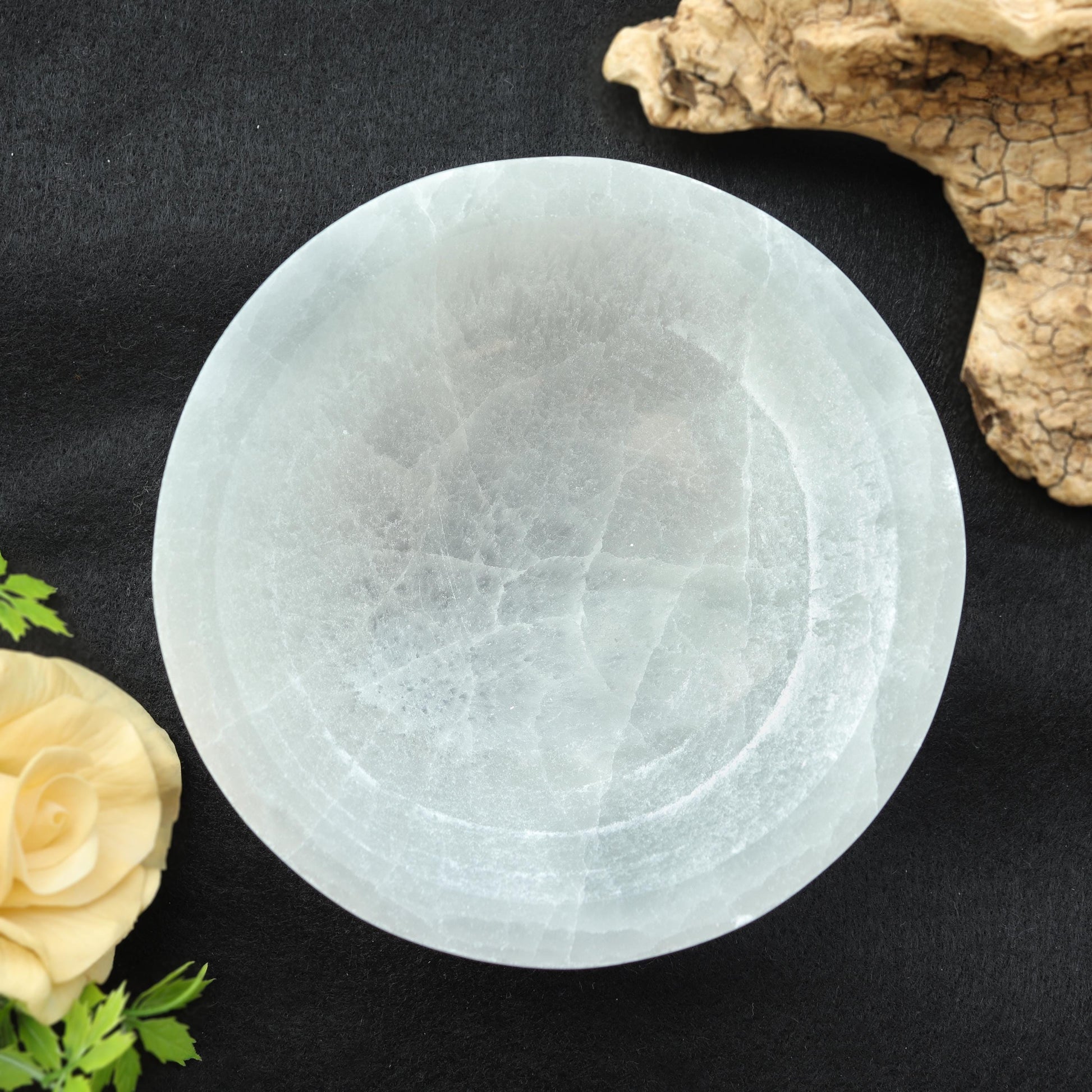 Selenite Large Offering Bowl | Natural Selenite | Cleansing Selenite