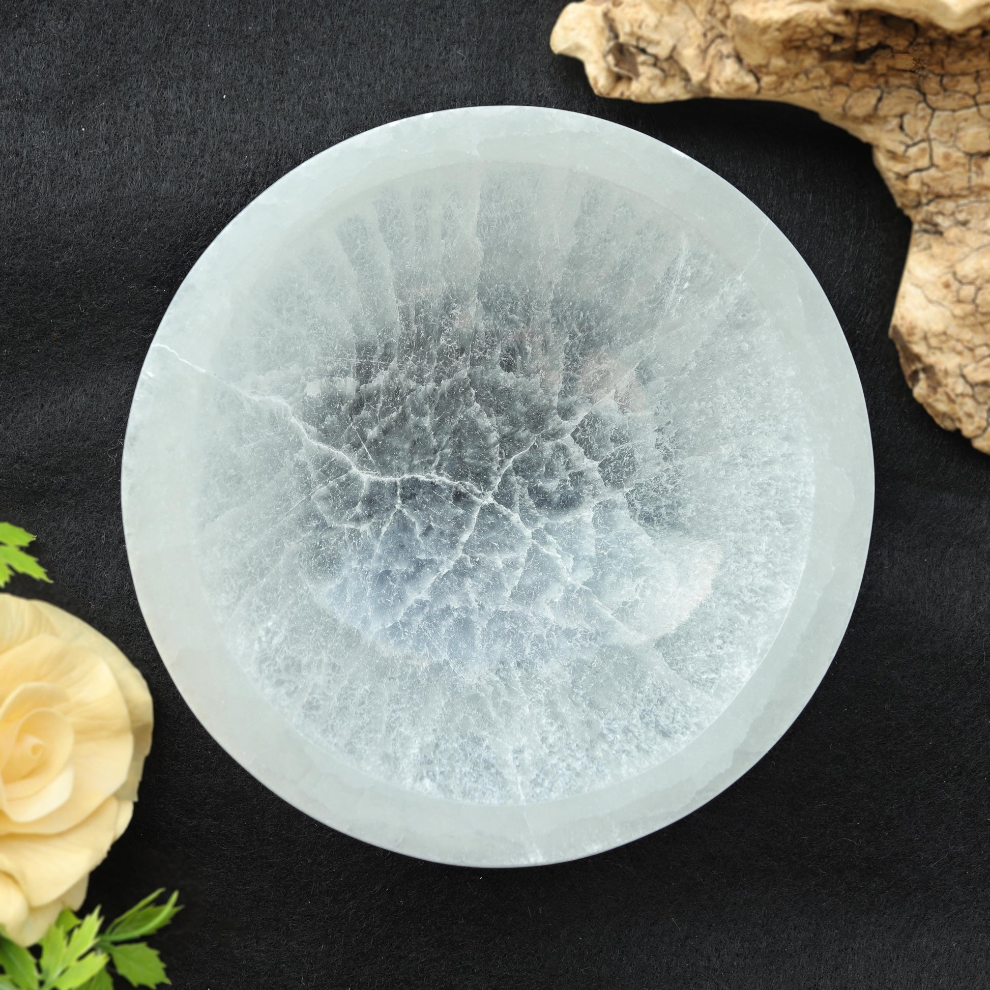 Selenite Large Offering Bowl | Natural Selenite | Cleansing Selenite